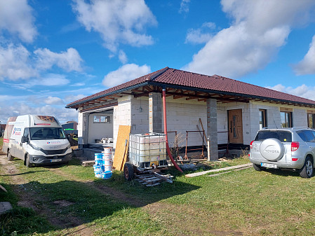 Izolace stropu bungalovu ve Smrku na Moravě